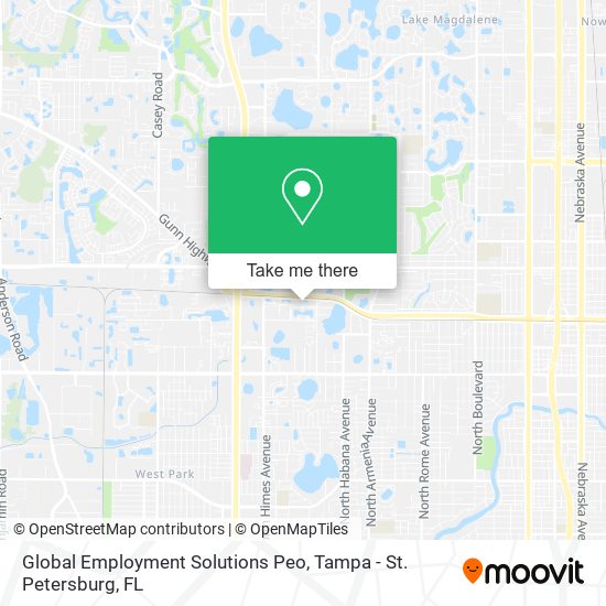 Global Employment Solutions Peo map