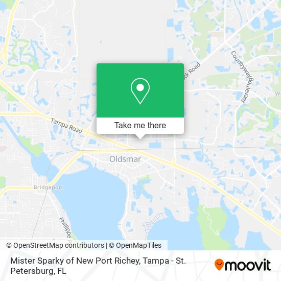 Mister Sparky of New Port Richey map