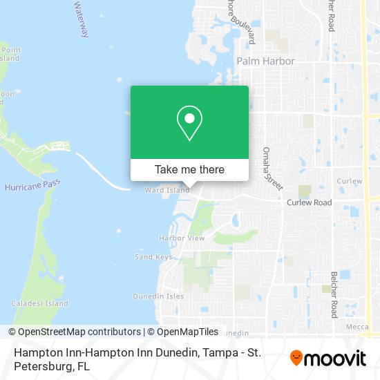 Hampton Inn-Hampton Inn Dunedin map