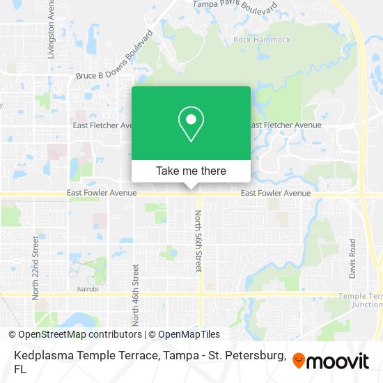 Mapa de Kedplasma Temple Terrace