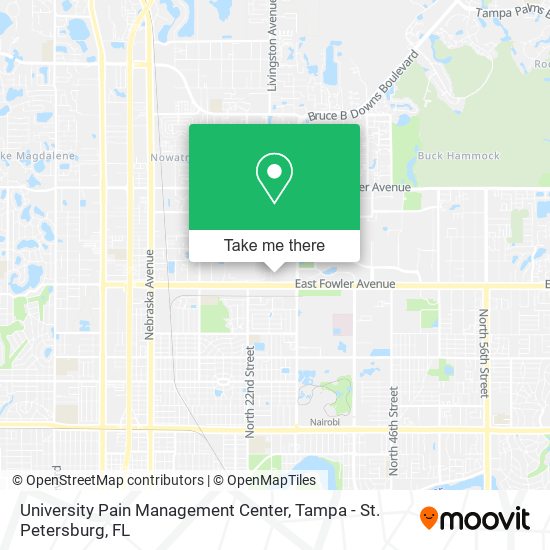 University Pain Management Center map