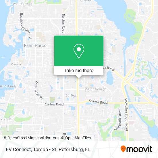 EV Connect map