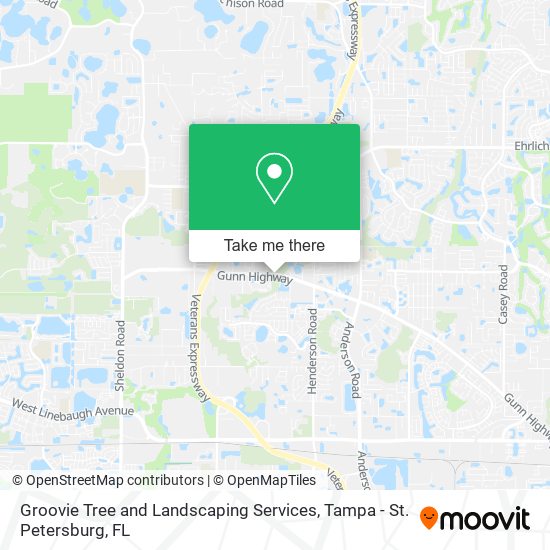 Groovie Tree and Landscaping Services map