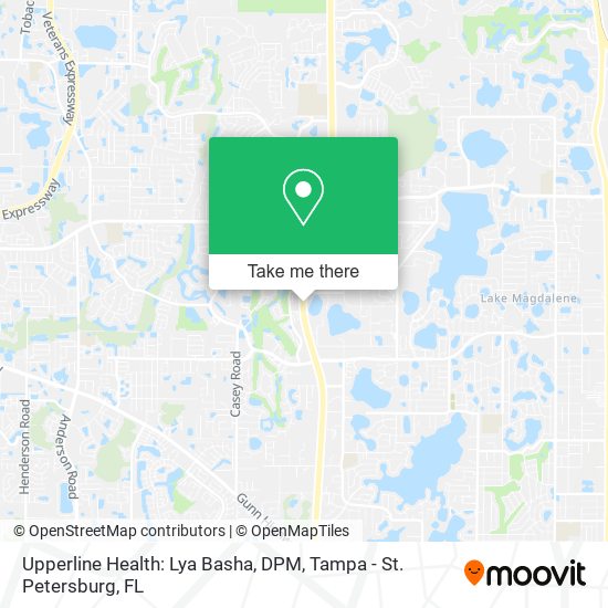 Mapa de Upperline Health: Lya Basha, DPM