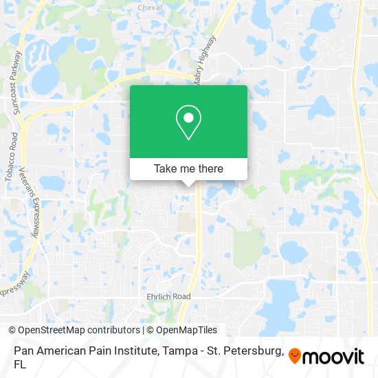 Mapa de Pan American Pain Institute