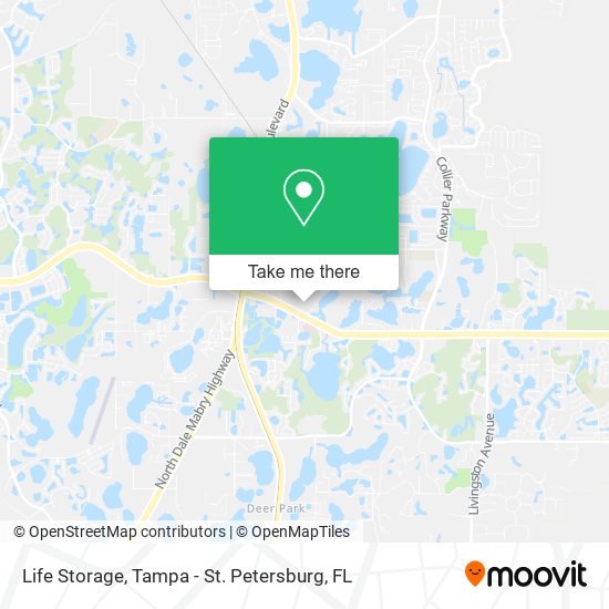 Life Storage map