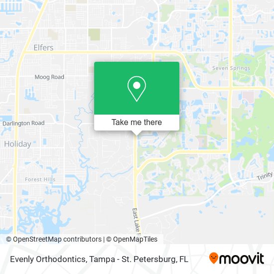 Evenly Orthodontics map