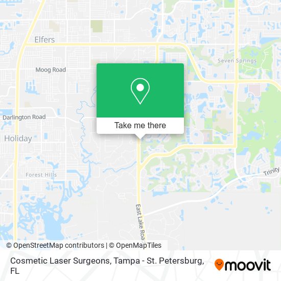 Cosmetic Laser Surgeons map