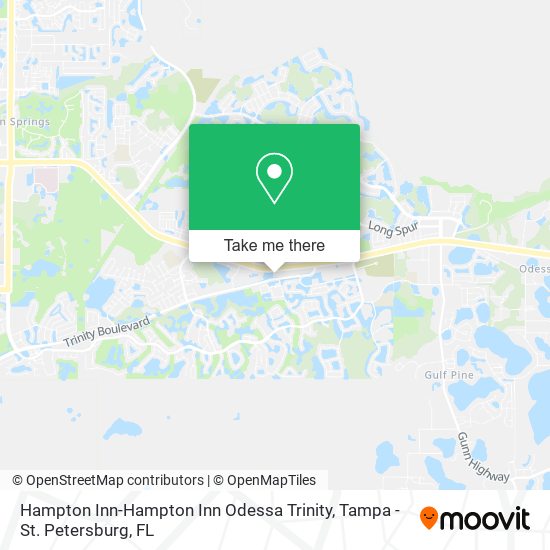 Hampton Inn-Hampton Inn Odessa Trinity map