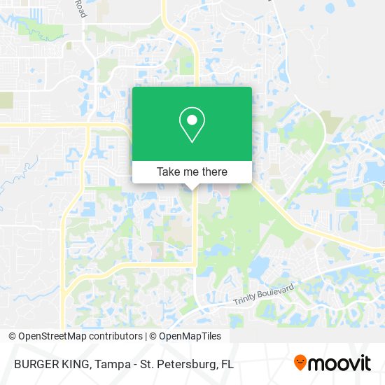 BURGER KING map