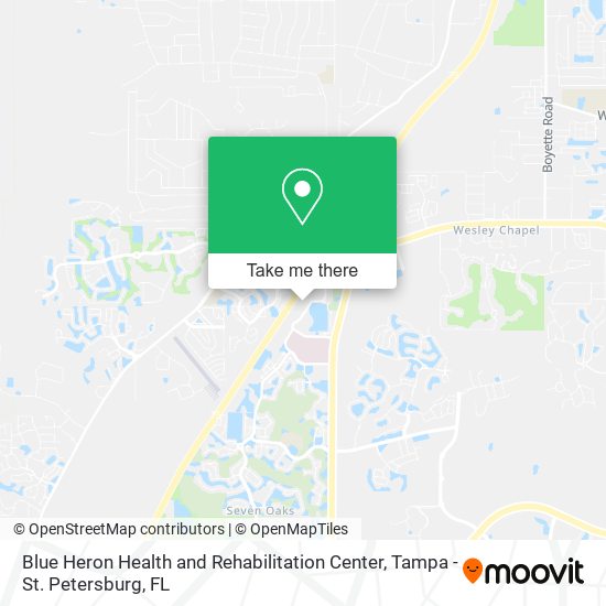 Blue Heron Health and Rehabilitation Center map