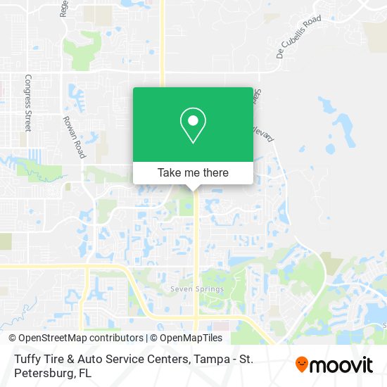 Tuffy Tire & Auto Service Centers map