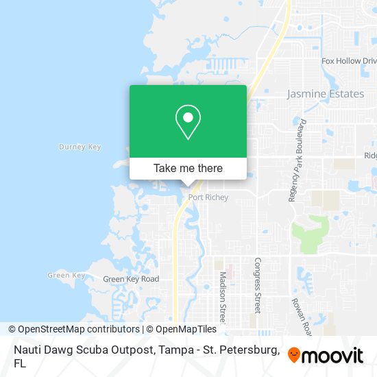 Nauti Dawg Scuba Outpost map
