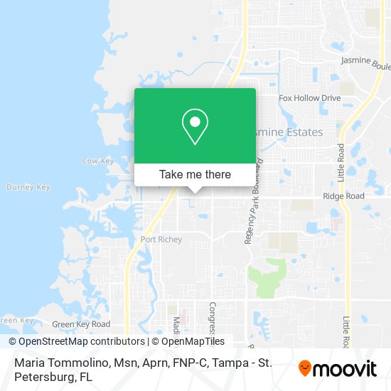 Mapa de Maria Tommolino, Msn, Aprn, FNP-C