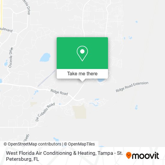 West Florida Air Conditioning & Heating map