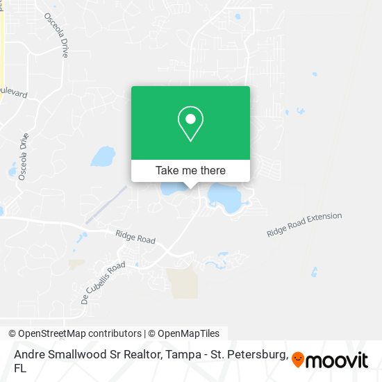 Andre Smallwood Sr Realtor map