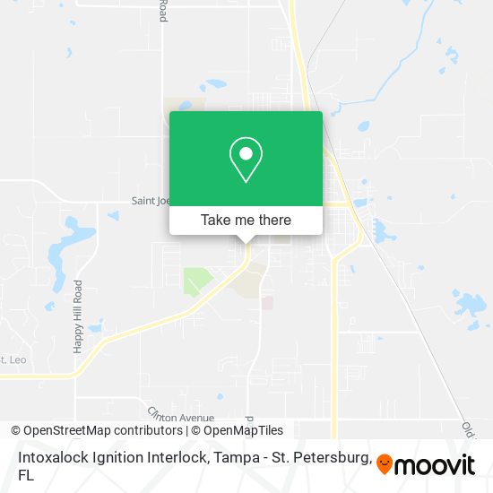 Mapa de Intoxalock Ignition Interlock