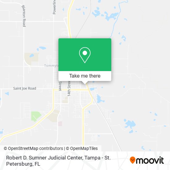 Mapa de Robert D. Sumner Judicial Center
