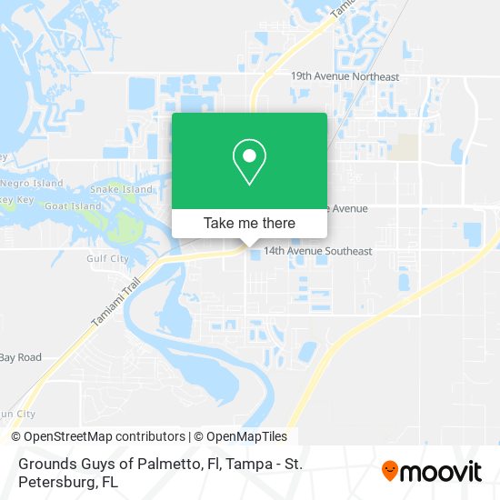 Mapa de Grounds Guys of Palmetto, Fl