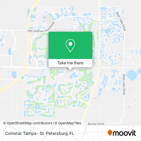 Coinstar map