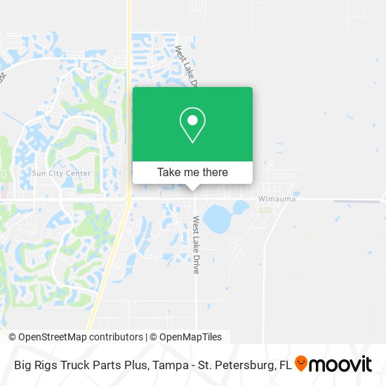 Mapa de Big Rigs Truck Parts Plus
