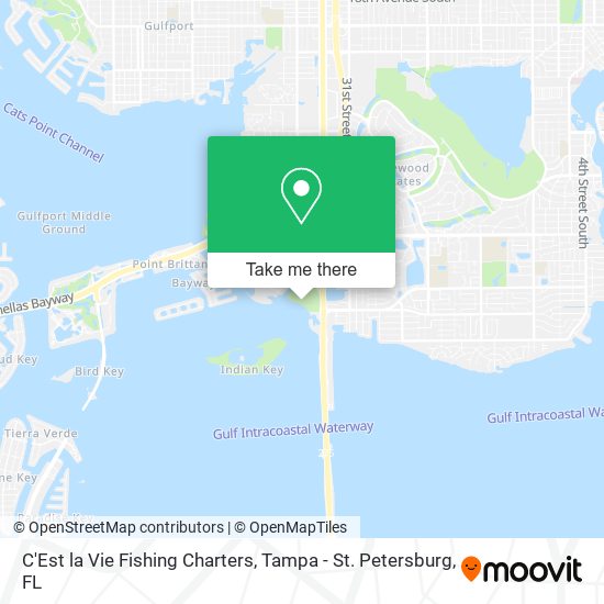 Mapa de C'Est la Vie Fishing Charters