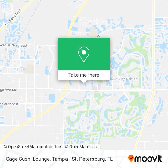Sage Sushi Lounge map