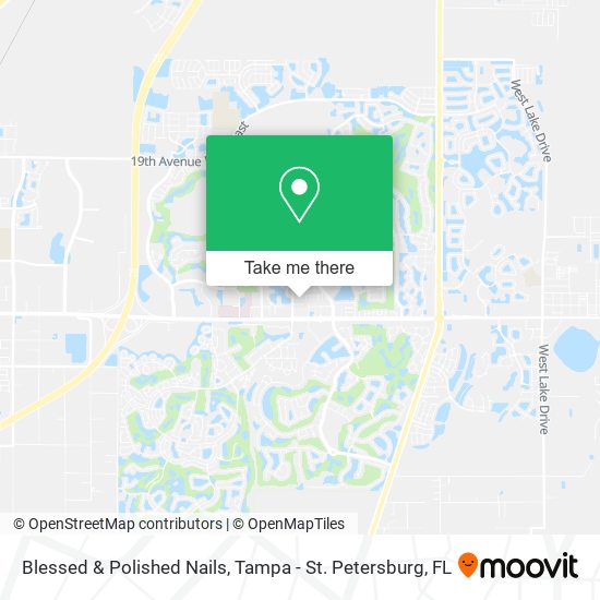 Blessed & Polished Nails map