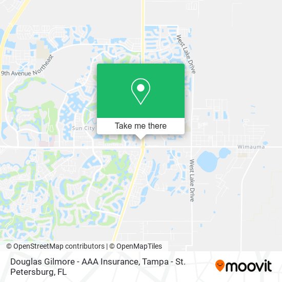 Mapa de Douglas Gilmore - AAA Insurance