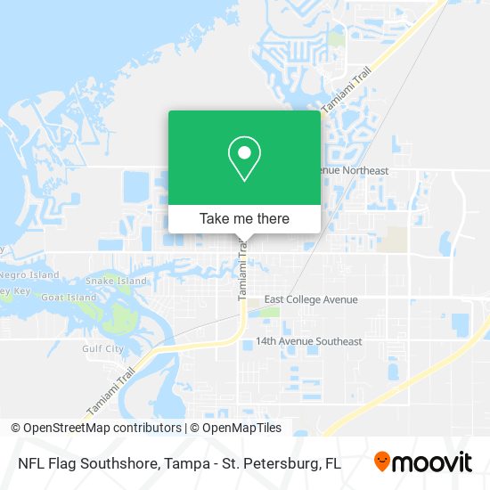 Mapa de NFL Flag Southshore