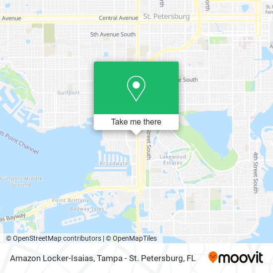 Mapa de Amazon Locker-Isaias