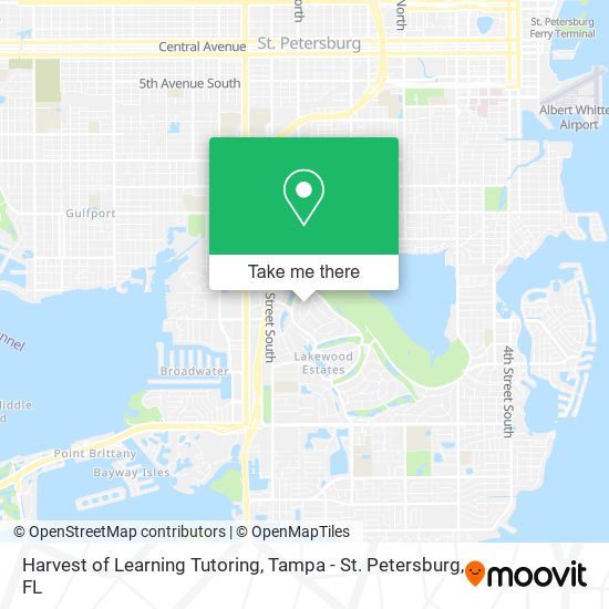 Mapa de Harvest of Learning Tutoring