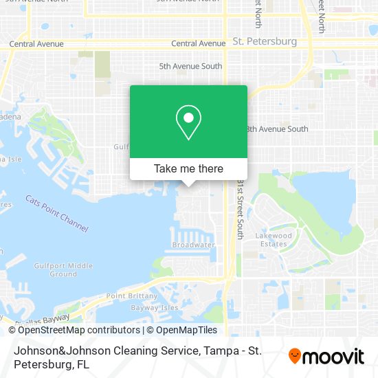 Mapa de Johnson&Johnson Cleaning Service