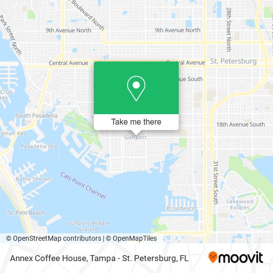 Annex Coffee House map