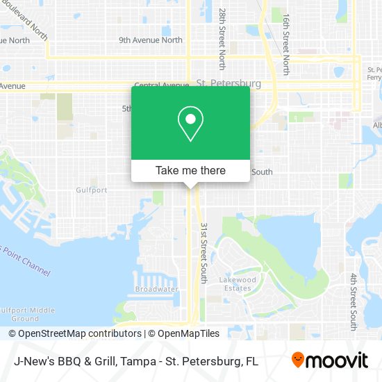 J-New's BBQ & Grill map