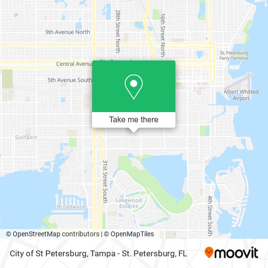 Mapa de City of St Petersburg