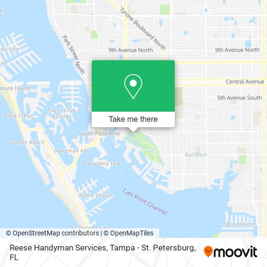 Reese Handyman Services map