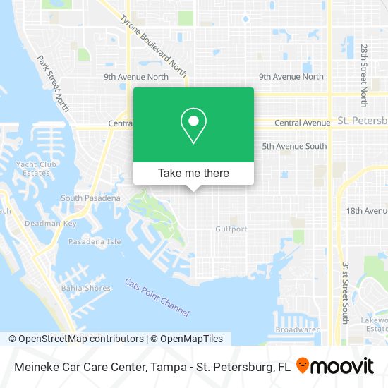 Mapa de Meineke Car Care Center