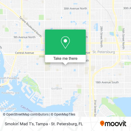 Smokin' Mad T's map