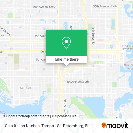 Cala Italian Kitchen map
