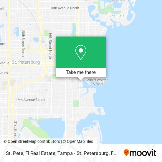 St. Pete, Fl Real Estate map