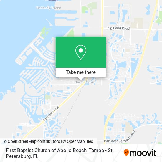 Mapa de First Baptist Church of Apollo Beach