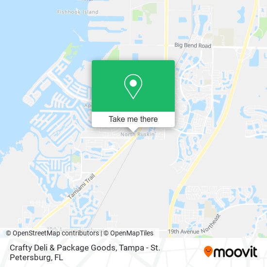 Mapa de Crafty Deli & Package Goods