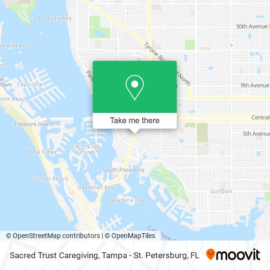 Sacred Trust Caregiving map