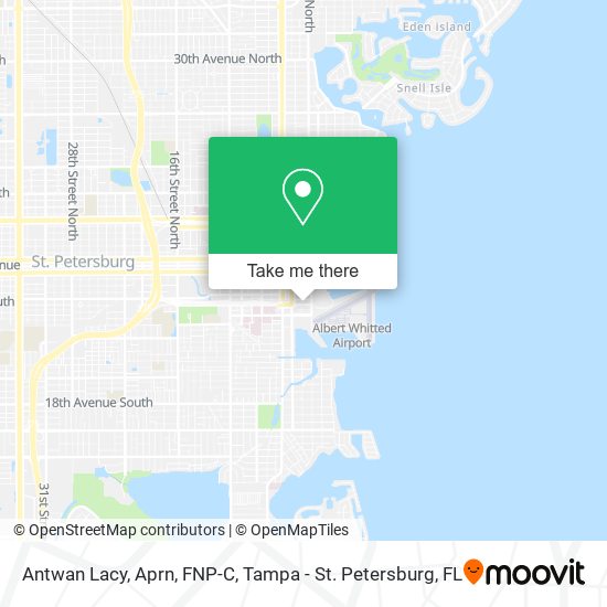 Mapa de Antwan Lacy, Aprn, FNP-C