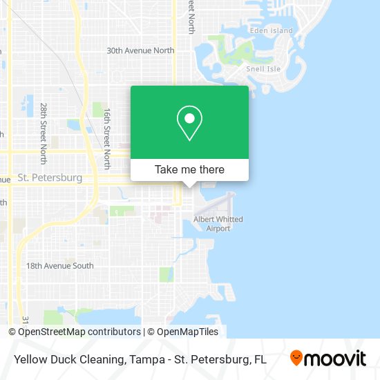 Yellow Duck Cleaning map