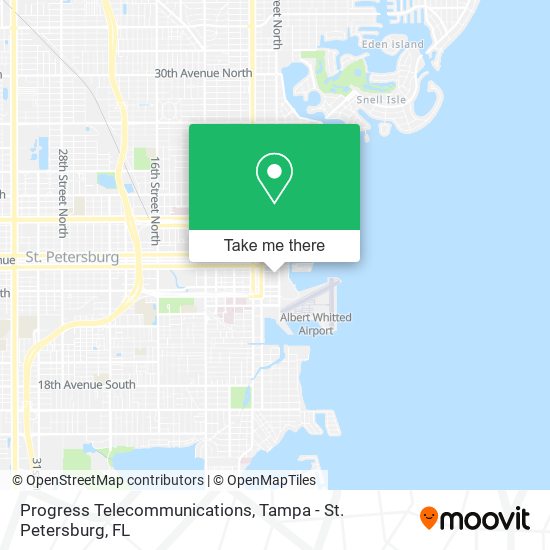 Progress Telecommunications map