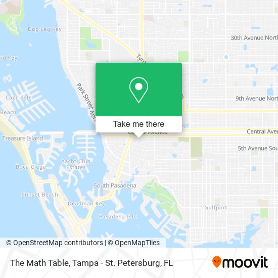 The Math Table map