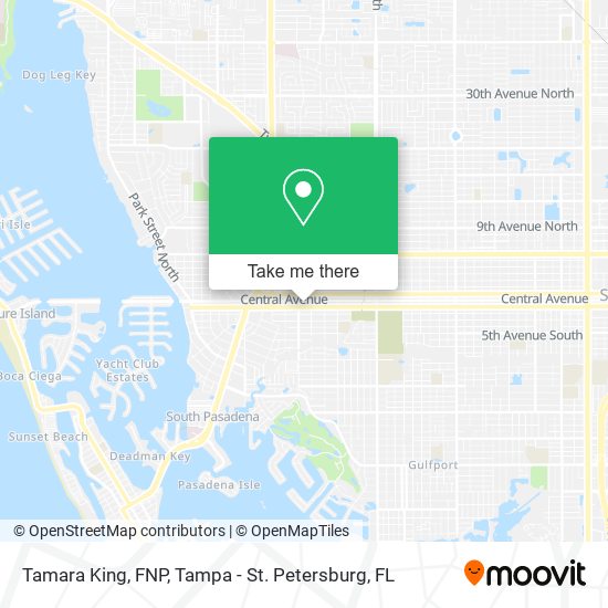 Tamara King, FNP map