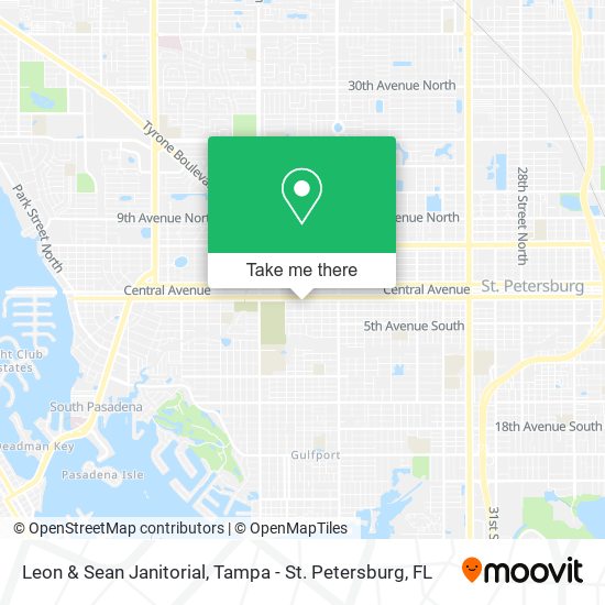 Leon & Sean Janitorial map
